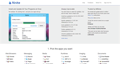 Desktop Screenshot of ninite.com