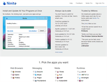 Tablet Screenshot of ninite.com
